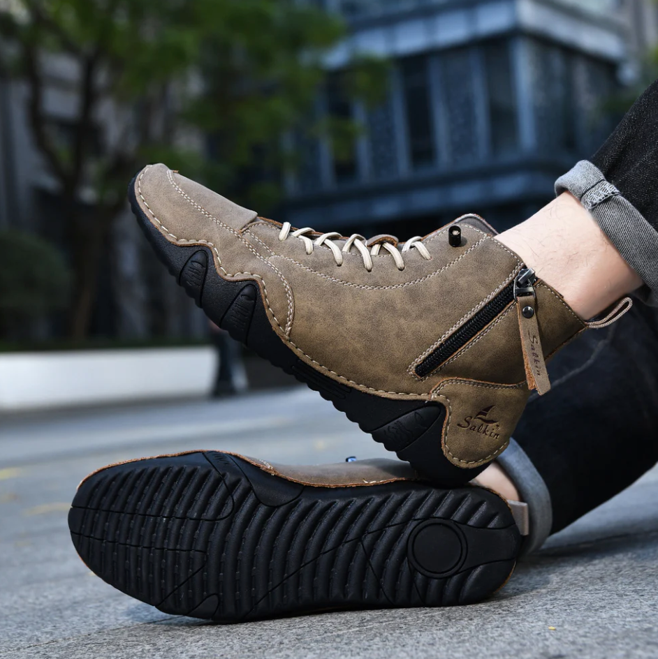 VogSalkin - Calçado com fecho éclair resistente e durável