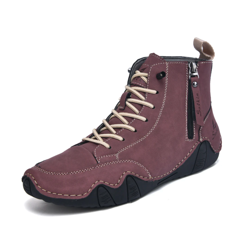 VogSalkin - Calçado com fecho éclair resistente e durável 