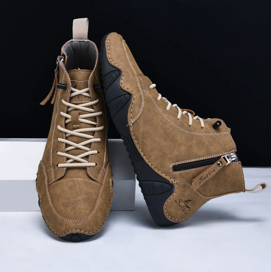 VogSalkin - Calçado com fecho éclair resistente e durável 