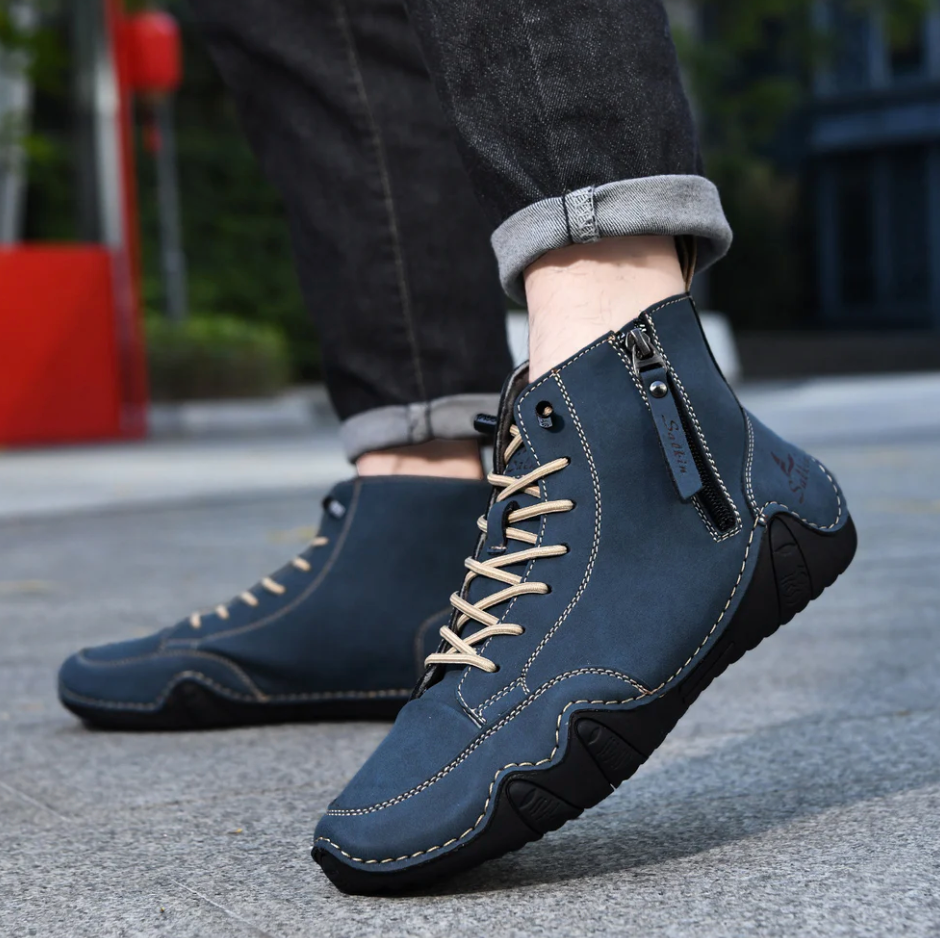 VogSalkin - Calçado com fecho éclair resistente e durável 