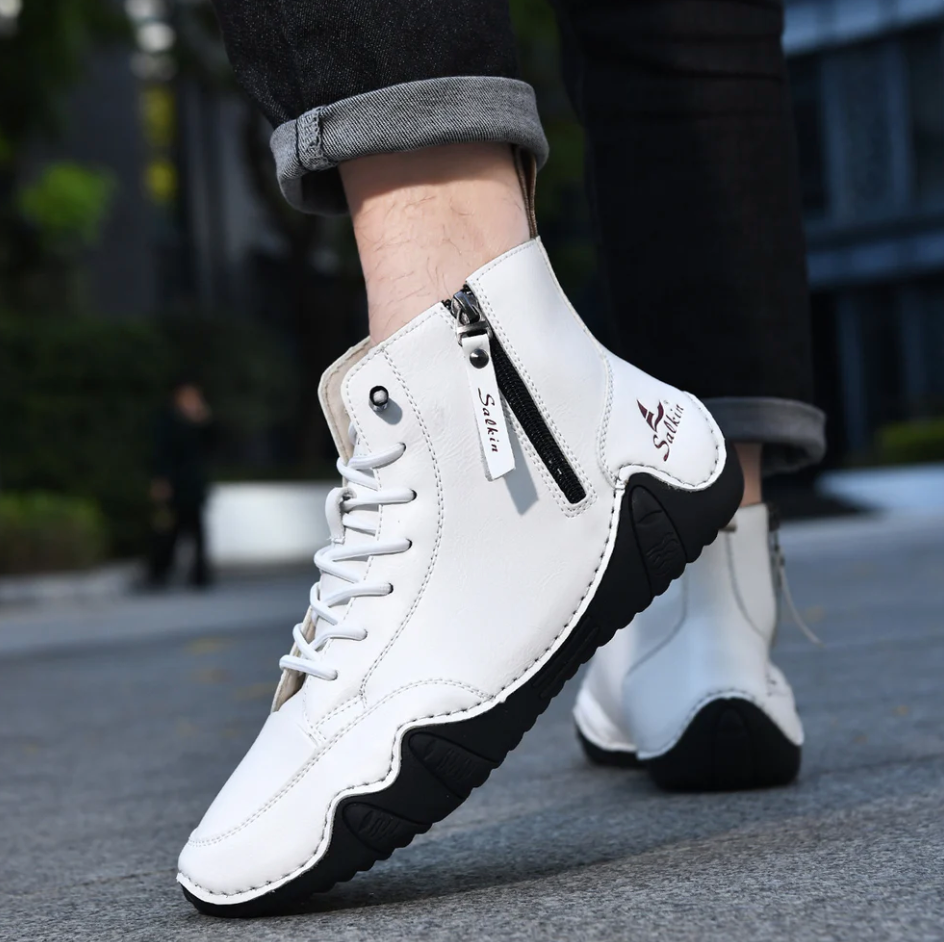 VogSalkin - Calçado com fecho éclair resistente e durável 