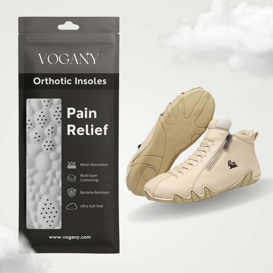 VogBeck 2.0 – Chaussures Orthopédiques Respirantes à Double Zip Confort