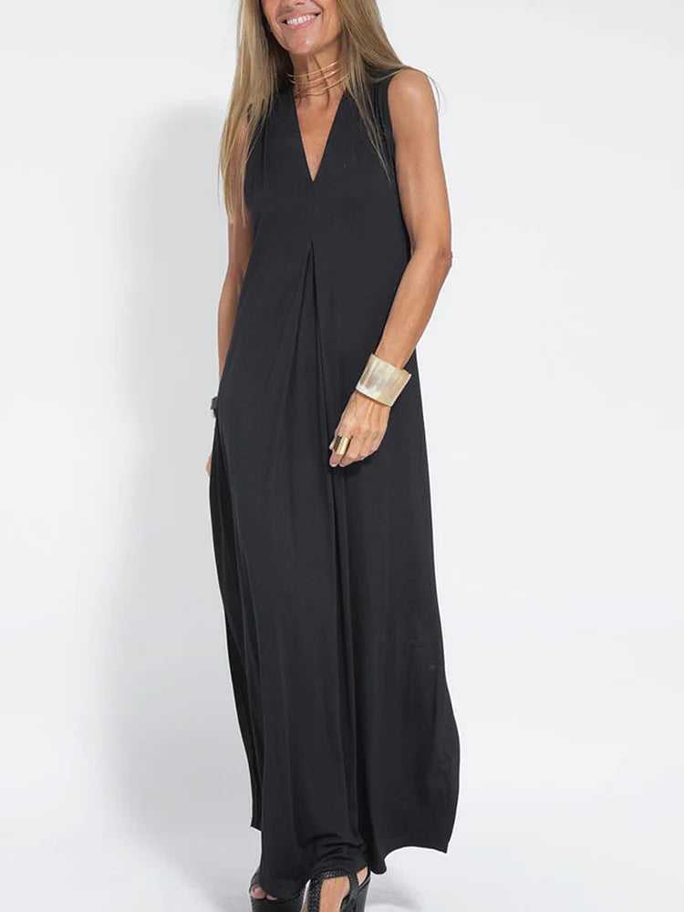 Robe Longue En Satin Dos Nul Avec Fente Latérale - Élégante Pour Mariage, Soirée, Cocktail - Taille Unique Femme